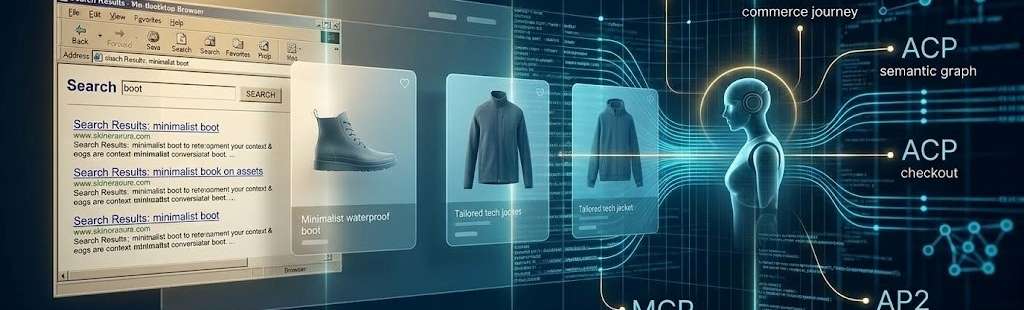 Commercio agentico: il tuo prossimo cliente non guarda solo il tuo sito. Lo legge.